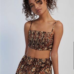 RYTHYM CANTABRIA FLORAL CROP TOP NWT